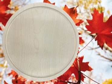 Set Wooden Plate & Glassdome maxi