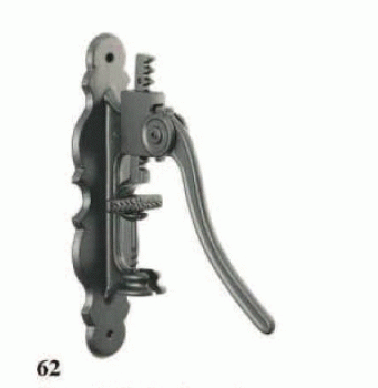 Wall bottle opener Aluminium black