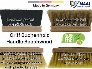 Powder brush wood  bristles