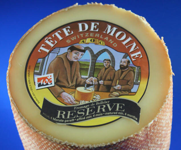 Tête de Moine AOP  Cheeses from Switzerland