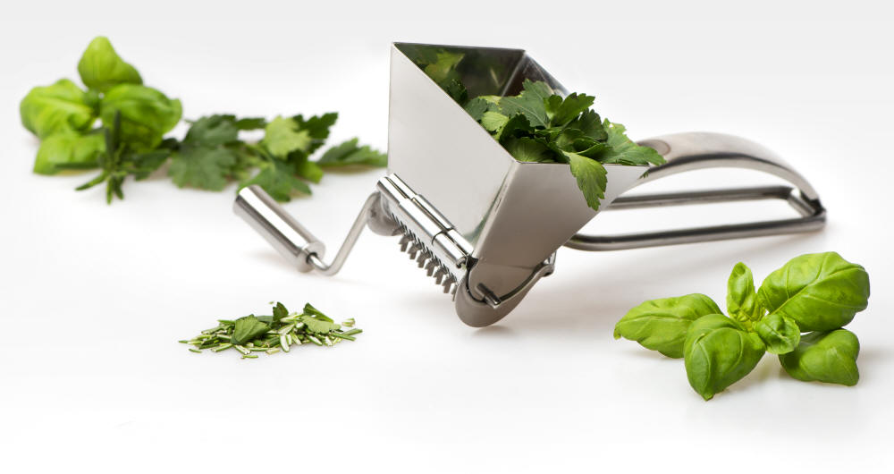 NEW PARSLEY HERB CUTTER Mint Chopper Chop Mill Mincer Grinder Stainless  Steel 9313492932829