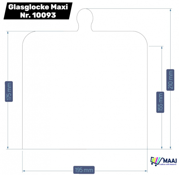 Set Wooden Plate & Glassdome maxi