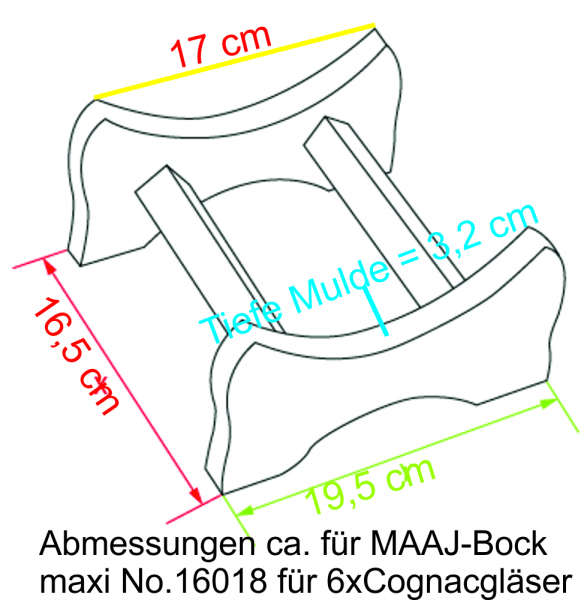 Ersatz-Ständer / Bock für Weinfässer