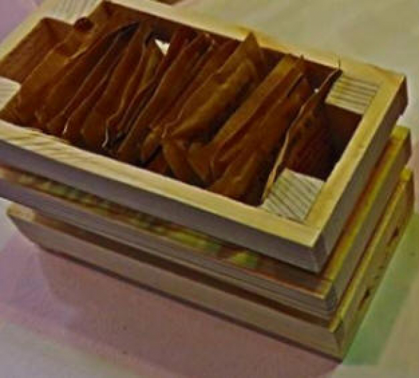 Box in beech wood small